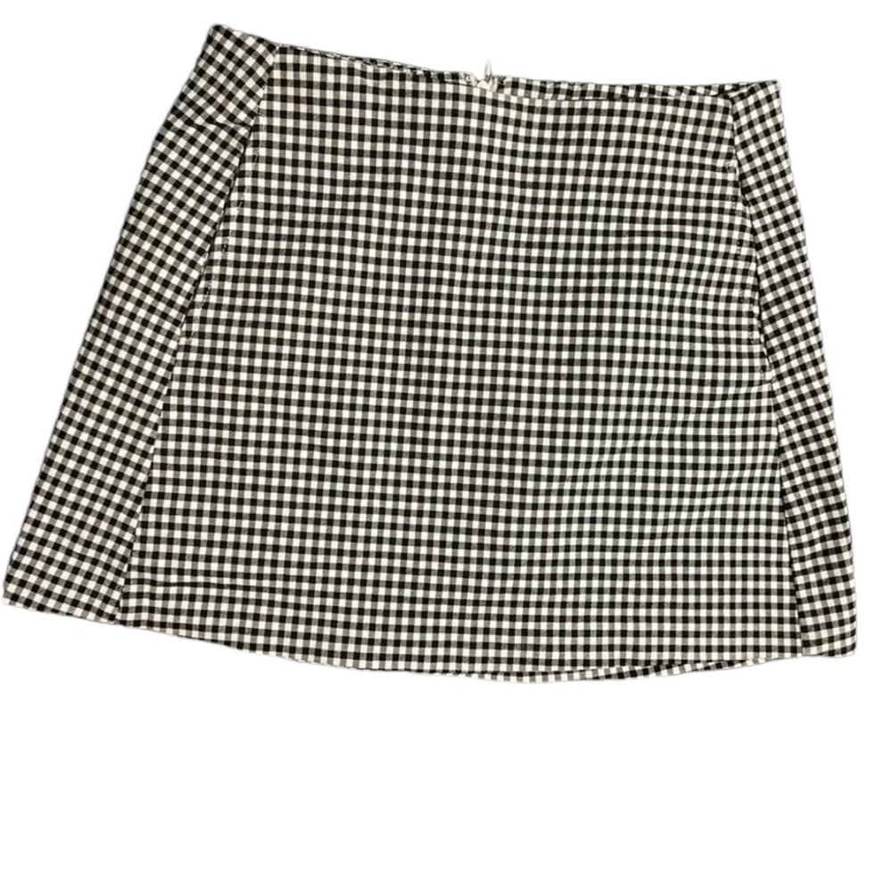 Urban outfitters checkered Y2K style mini skirt stretchy teen clueless 90’s